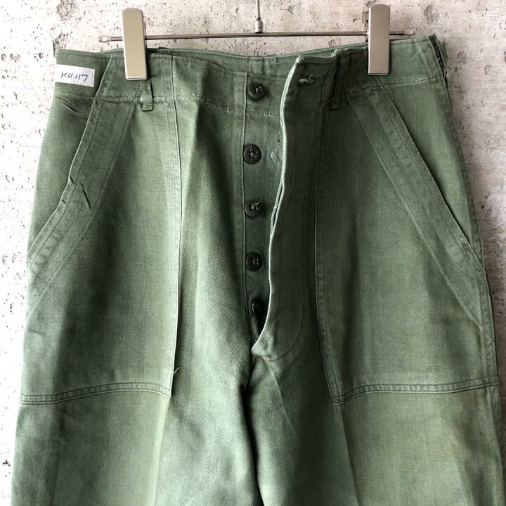 楽天市場】KU117 US ARMY 米軍 アメリカ軍 ベイカーパンツ 60s OG107 