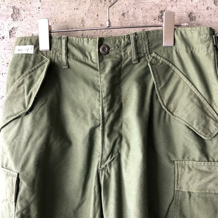 KU51 アメリカ軍 US ARMY M-65 軍パン フィールドパンツ S/S ｜ワーク 