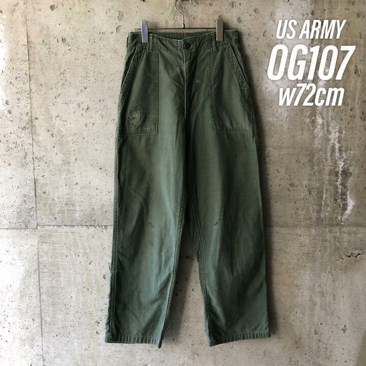 楽天市場】KU145 US ARMY 米軍 アメリカ軍 ベイカーパンツ 60s OG107 
