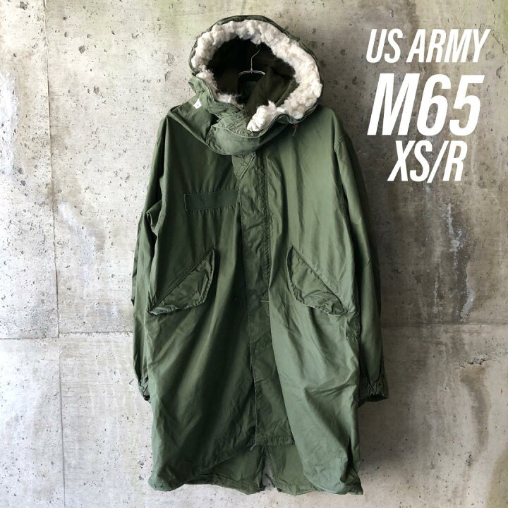 楽天市場】KU75 実物 M-65 US ARMY フィッシュテールパーカー XS/R 