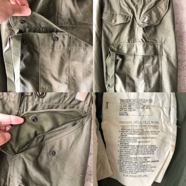 楽天市場】GD51 US ARMY 米軍 アメリカ軍 ベイカーパンツ M51 