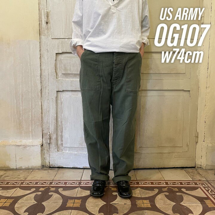 楽天市場】GD102 US ARMY 米軍 アメリカ軍 ベイカーパンツ 70s OG107 