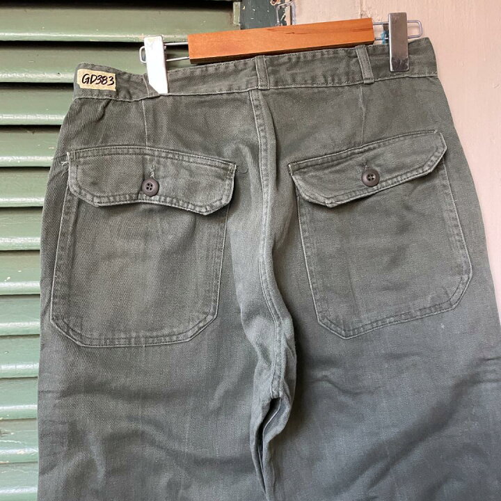 楽天市場】GD383 US ARMY 米軍 アメリカ軍 ベイカーパンツ 60s OG107 