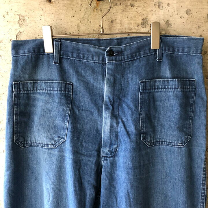 楽天市場】KU406 USN US NAVY アメリカ軍 セーラー ワイドデニム 80s 