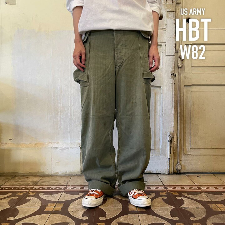 楽天市場】GD337 M43 アメリカ軍 ミリタリー ベイカーパンツ 40s HBT 