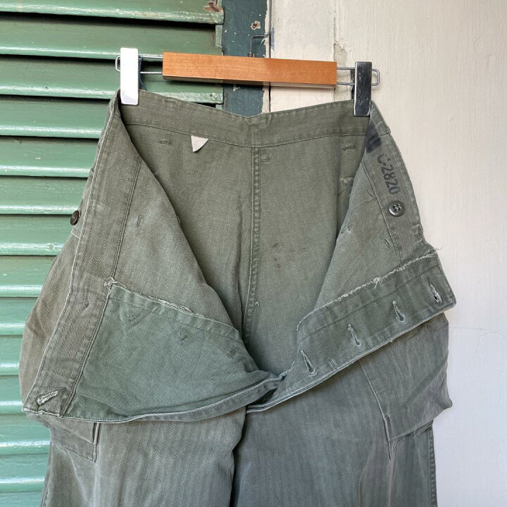 楽天市場】GD337 M43 アメリカ軍 ミリタリー ベイカーパンツ 40s HBT 