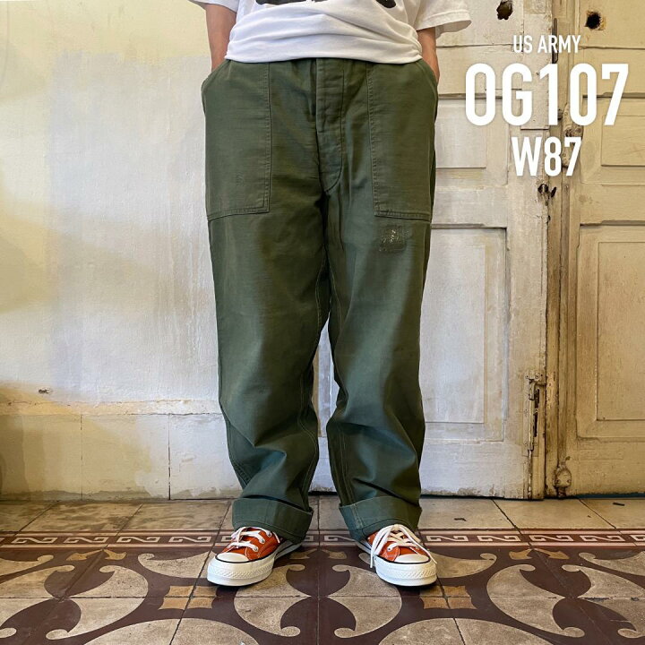 楽天市場】GD253 US ARMY 米軍 アメリカ軍 ベイカーパンツ 60s OG107 