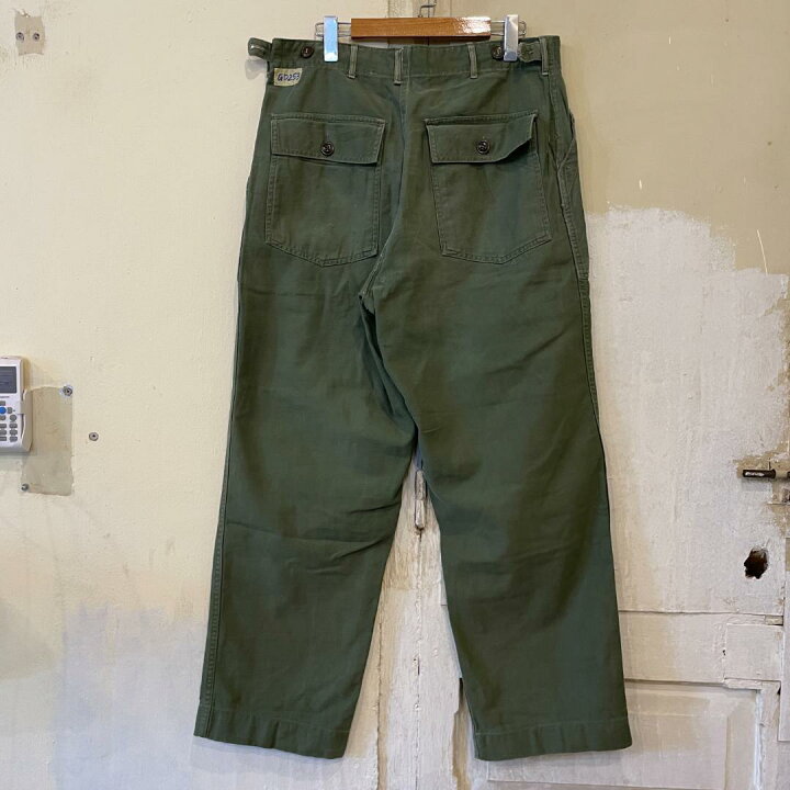 楽天市場】GD253 US ARMY 米軍 アメリカ軍 ベイカーパンツ 60s OG107 