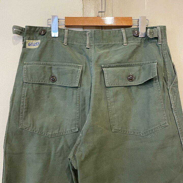 楽天市場】GD253 US ARMY 米軍 アメリカ軍 ベイカーパンツ 60s OG107 