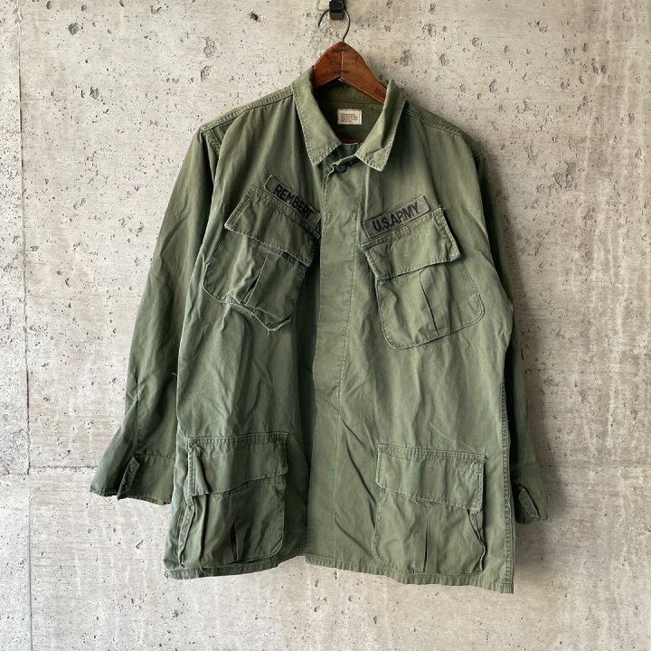 楽天市場】ア16 米軍実物 US ARMY ジャングルファティーグ ジャケット 