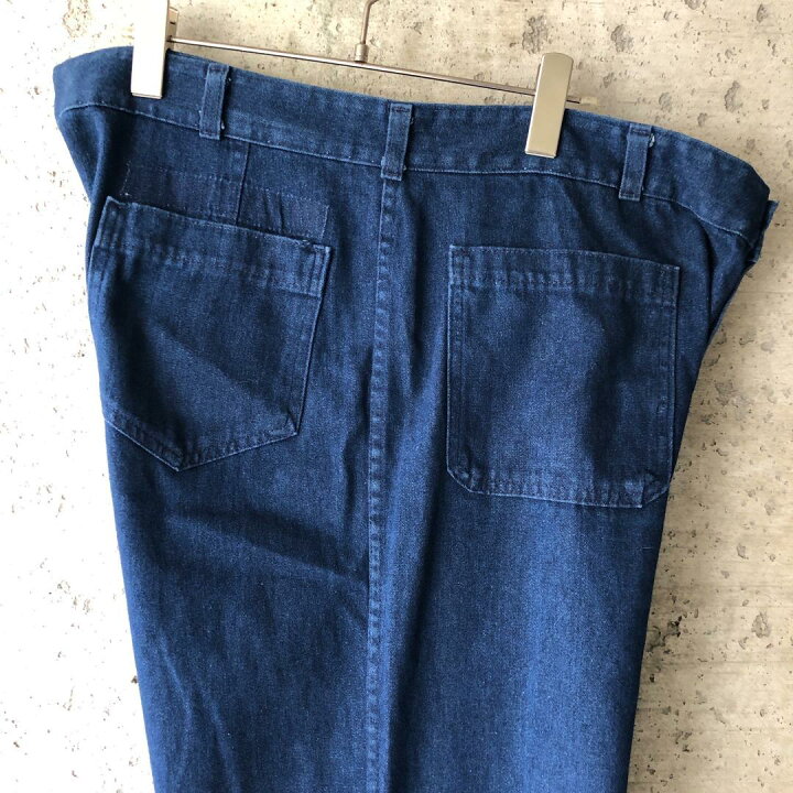 楽天市場】KU262 USN US NAVY アメリカ軍 セーラー ワイドデニム 90s  