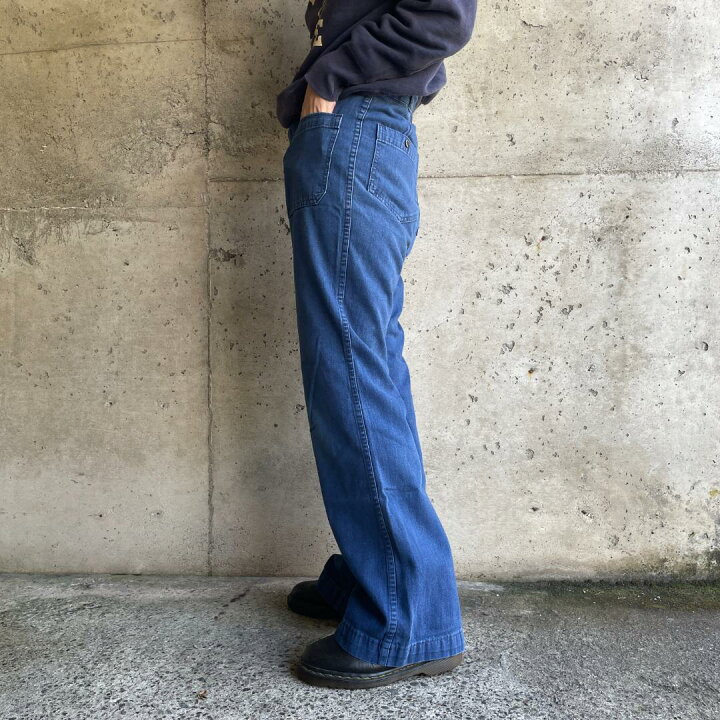 楽天市場】KU326 USN US NAVY アメリカ軍 セーラー ワイドデニム 80s 