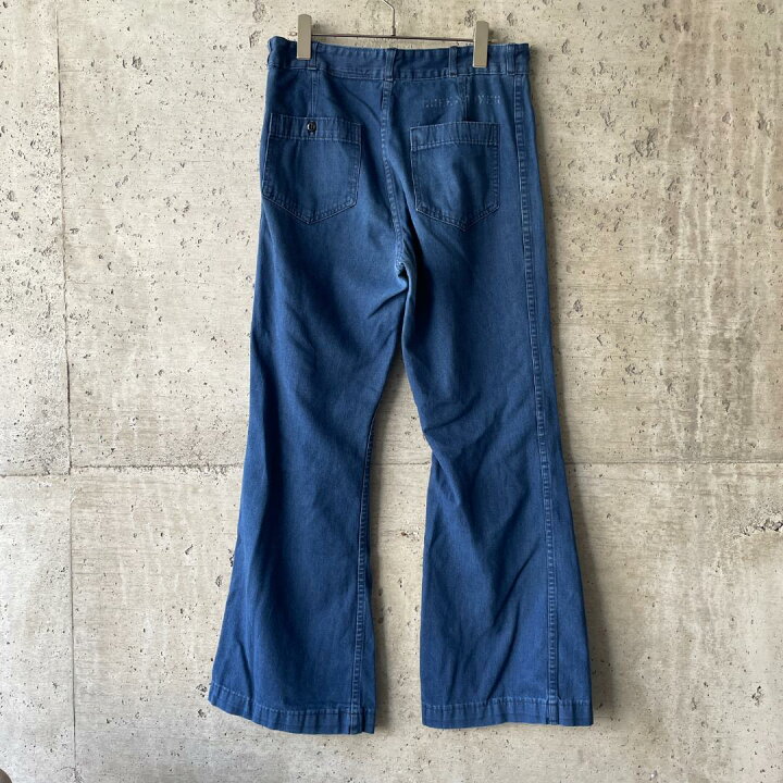 楽天市場】KU326 USN US NAVY アメリカ軍 セーラー ワイドデニム 80s 