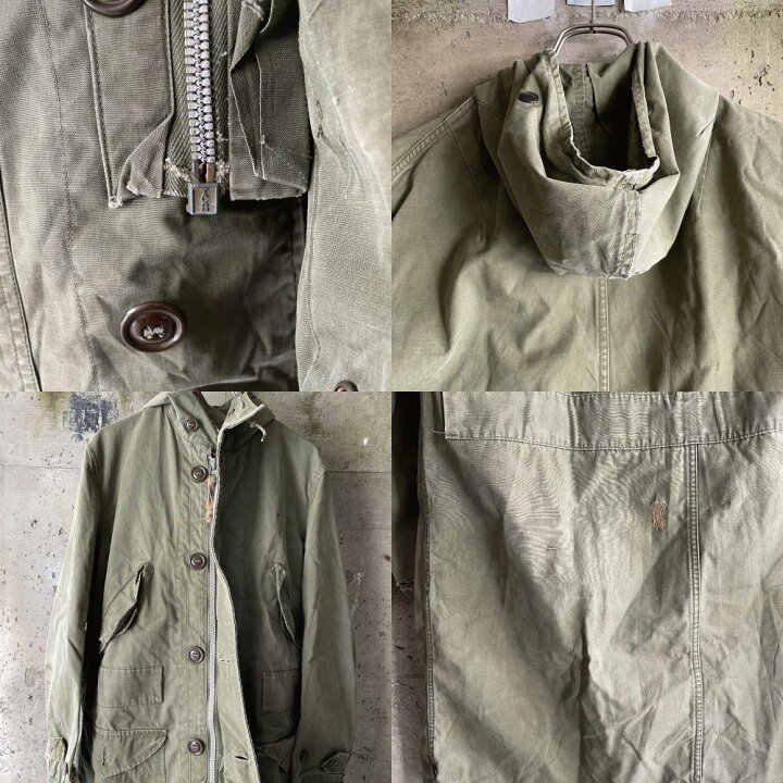 楽天市場】AY44 US ARMY 本物 実物 M47 フィッシュテール モッズコート 