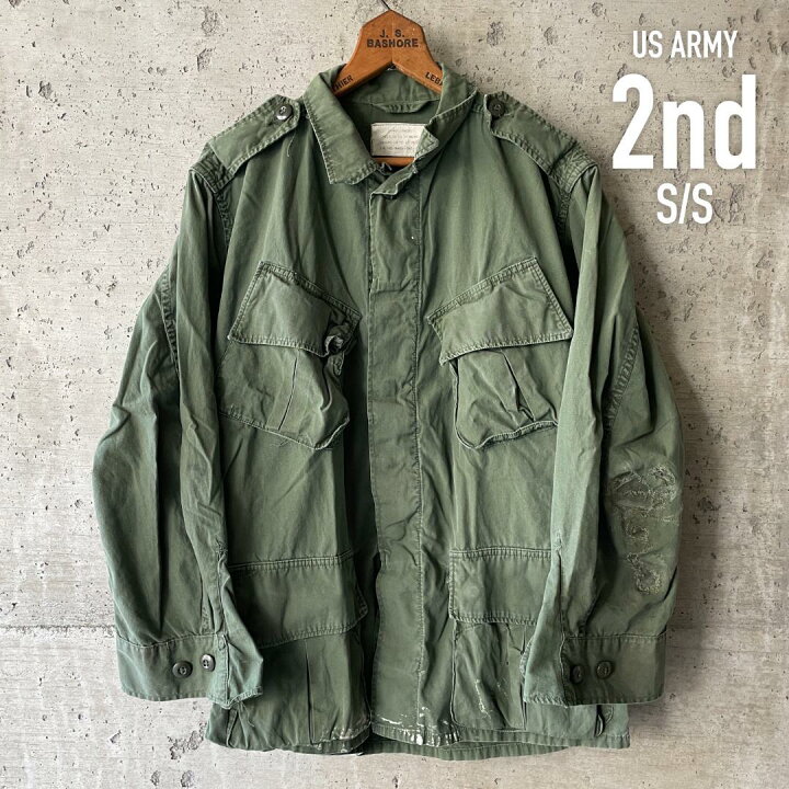 楽天市場】AY48 米軍 実物 US ARMY ジャングルファティーグ ジャケット 