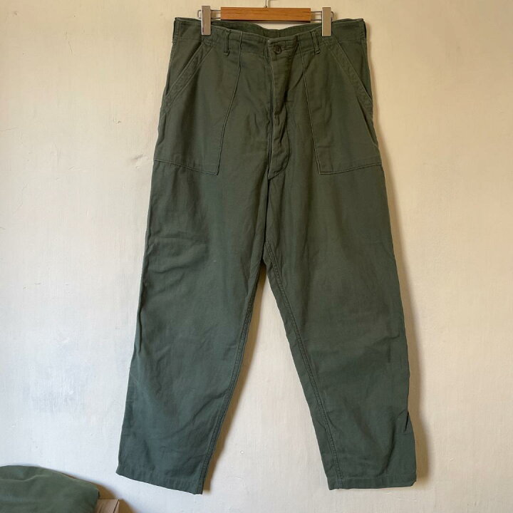 楽天市場】GD77 US ARMY 米軍 アメリカ軍 ベイカーパンツ 70s OG107 