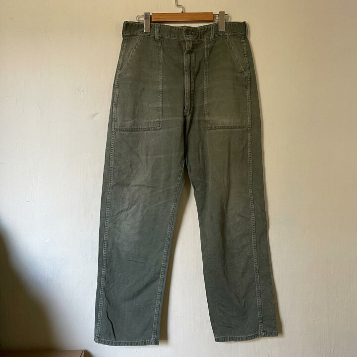 楽天市場】GD3 US ARMY 米軍 アメリカ軍 ベイカーパンツ 60s OG107 
