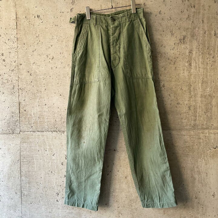 楽天市場】ET293 US ARMY 米軍 アメリカ軍 60s ベイカーパンツ OG107 