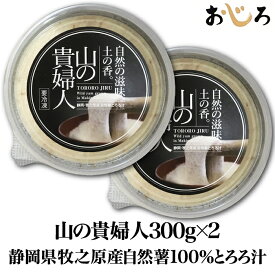【送料無料】山の貴婦人300g×2 自然薯100％とろろ汁/1パック3人分日本ギフト大賞2019静岡賞受賞水卜麻美アナがZIP！で、山の貴婦人を秒殺食べモデルも絶賛！雑誌やデパートギフトで人気離乳食・流動食にお手軽で便利！ 敬老の日 冷凍