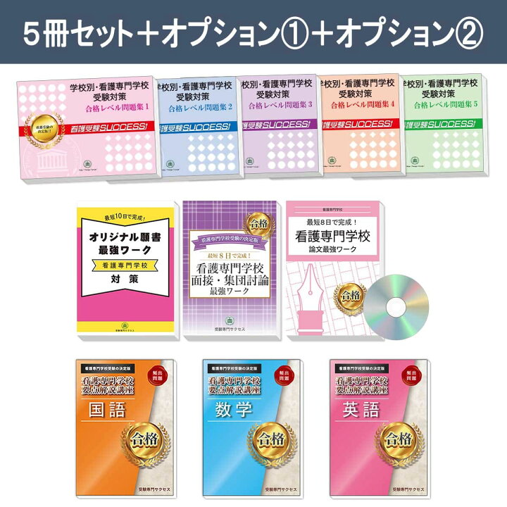 楽天市場】2027 船橋市立看護専門学校直前対策合格セット問題集(5冊 
