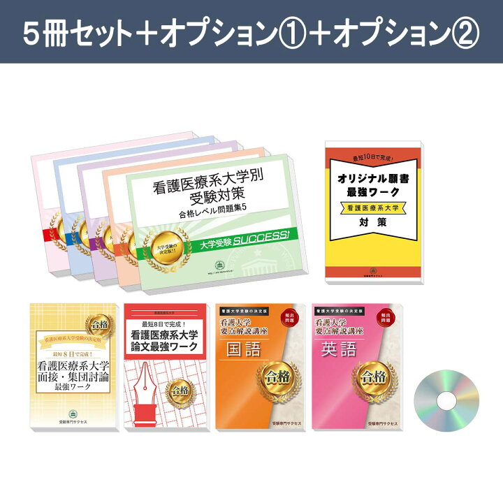 楽天市場】常葉大学(健康科学部・保健医療学部)・合格セット問題集(5冊 