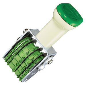 コクヨ 回転印 欧文飛日付 5号(小切手用) 5連(YYMDD) 明朝体 メーカー品番:IS-KD5 押印概寸:約幅24.5x高さ3mm(押し圧などにより誤差が生じますのでご了承下さい。)