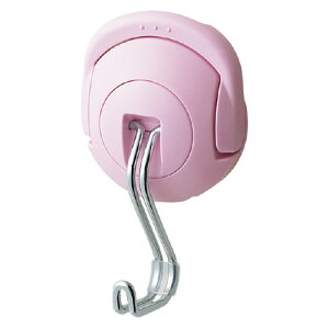 コクヨ マグネットフック 耐荷重:約5kg <タフピタ> 桃 メーカー品番:フク-225P サイズ:W58xD38xH105mm 裏面はキズ防止シート付き フックは360度回転 取り外し簡単
