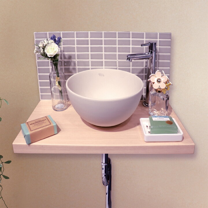 楽天市場 Mizunohana おかえり手洗い 立水栓 洗面ボウル 排水金具 カウンターセット Ohw2511bap 玄関 洗面所 トイレ 手洗い場 Ok Depot