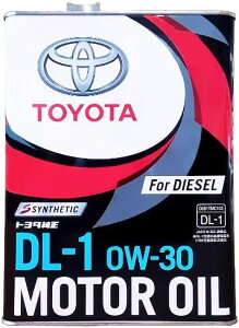 TOYOTA �g���^ �f�B�[�[���G���W���I�C�� DL-1 0W30 4L 08883-03205