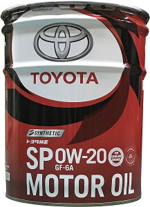 �g���^���� TOYOTA �g���^ �L���b�X�� �G���W���I�C�� SP 0W-20 20L �K�\�����ԗp 08880-13203
