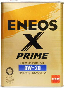ENEOS X PRIME GbNXvC GWIC 0W-20 SP/RC GF-6A 100w 4L GlIX