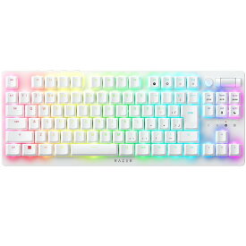 Razer レイザー DeathStalker V2 Pro Tenkeyless JP White Edition Linear Optical Switch トップクラスのワイヤレス2.4GHz/Bluetooth 接続と薄型オプティカルスイッチを搭