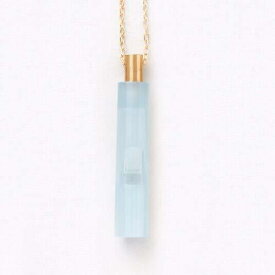 effe bottom colum 笛 ネックレス アクセサリー ホイッスル チェーン付 | 円柱型 メガネフレーム 素材 ペンダント 防災グッズ 防犯 お守り 日本製 職人 防災 災害時 体育 かわいい シンプル おしゃ