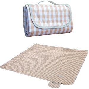 レジャーシート ピクニックシート 140x150cm 大判 厚手 折りたたみ 2〜4人用 チェック柄 簡単収納 ギンガムチェック 防水ブランケット 水洗い マット 運動会 遠足 ビーチ お花見 防災 キャンプ