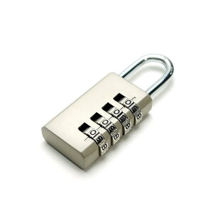 南京錠 ダイヤル式 暗証番号4桁 計6種類