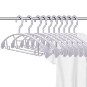 洗濯ハンガー 10本組 ハンガー かたくずれ防止 衣類用 おしゃれ すべらない 型崩れ防止 頑丈 跡がつかないハンガー 滑らないハンガー 乾湿両用 幅2.8cm