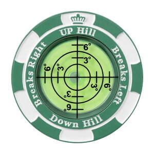 ゴルフ マーカー マグネット パッティング ガイド 丸形気泡水平器 水準器 高精度 目盛り付き ゴルフグリーン傾斜計 ゴルフマーカー パター練習用 ボールマーカー グランドゴルフ用品