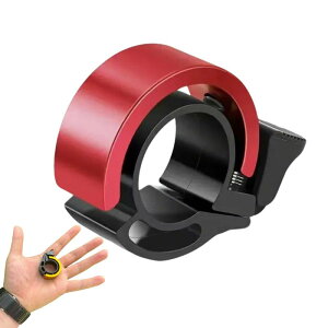 DEVENTORZ 自転車ベル 管径31.8mm ロードバイク ベル 隠し型 軽量 アルミニウム合金 音が鳴り響く 自転車 ロードバイク マウンテンバイク対応