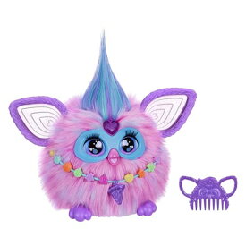 ハズブロ（Hasbro）ファービー コットンキャンディ ピンクとブルー 声に反応するインタラクティブトイ 男の子と女の子向け 対象年齢6才以上、ファッションアクセサリー15個付き、アニマトロニクス 電動ぬいぐるみ 子ども向け G1639 正規品