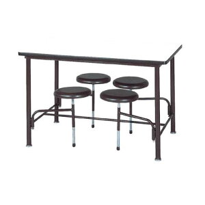�y�󒍐��Y�i�z�H���e�[�u�� ���������� W1200×D750×H750mm 4�l�|�w�Ȃ� �l�l���z���s�� [STM-B1275]