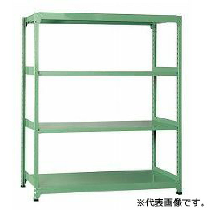 楽天市場】スチール棚 中量棚 単体型 500kg/段タイプ 高さ1800×間口 