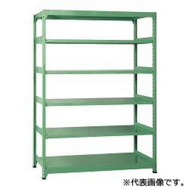 楽天市場】スチール棚 中量ラック 単体型 200kg/段タイプ 高さ2100 