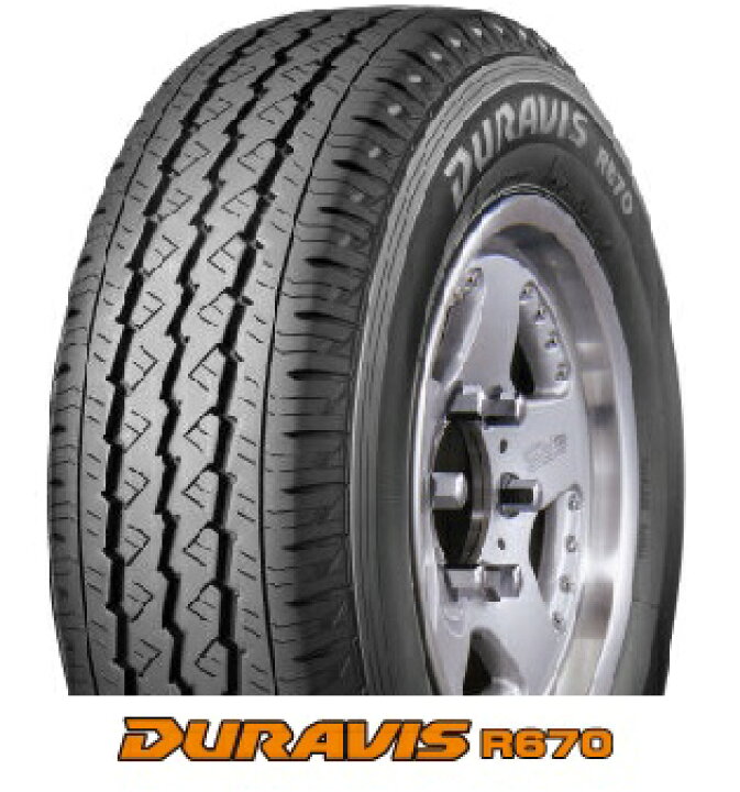 楽天市場】215/70R15 107/105L DURAVIS R670 ブリヂストン デュラビス 