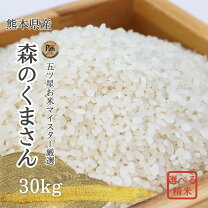 楽天市場】森のくまさん お米 30kgの通販
