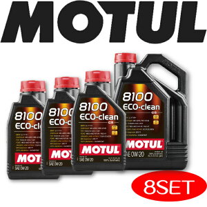 MOTUL8100 ECO-CLEAN 0W-20 5L 1L 8LZbg KiԃGWIC S A