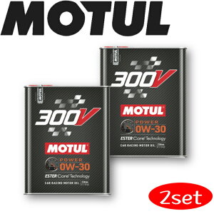 MOTUL300V POWER 0W-30 2L 2{Zbg Ki ԃGWIC S [ T[Lbg htg [VOIC GXex[X