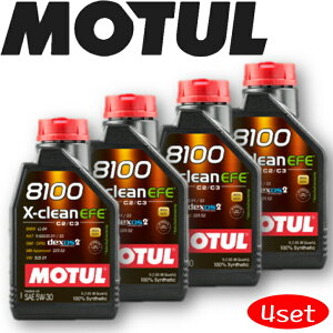 MOTUL8100 X-CLEAN EFE 5W-30 1L 4{Zbg Ki ԃGWIC S A sXg GW K\fB[[p