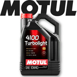 MOTUL4100 TURBOLIGHT 10W-40 4L KiԃGWIC  A K\fB[[p