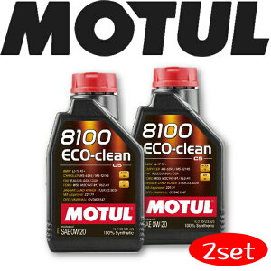 MOTUL8100 ECO-CLEAN 0W-20 1L 2{Zbg KiԃGWIC S A