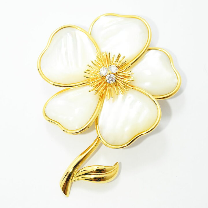 楽天市場】ヴァンクリーフ＆アーペル ブローチ Van Cleef & Arpels 花 